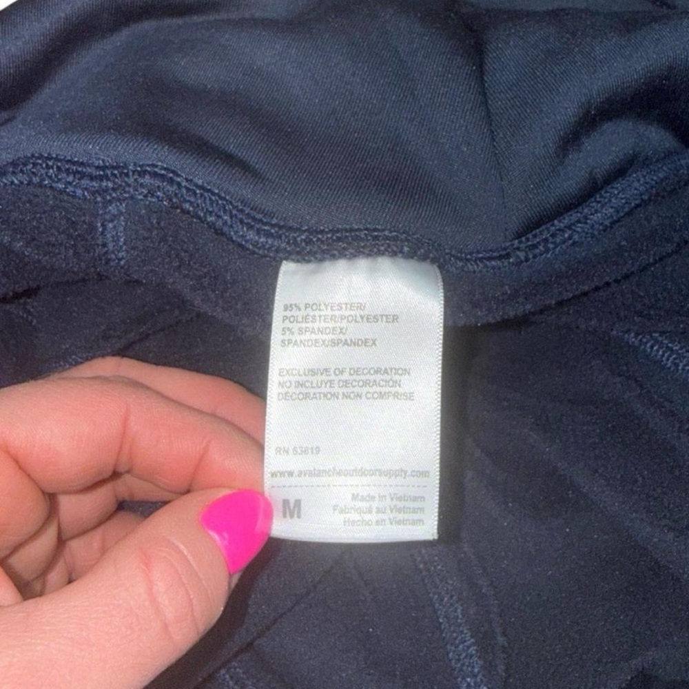 Avalanche Fleece Lined Leggings ❄️ (Size M) – Navy - Picture 6 of 6